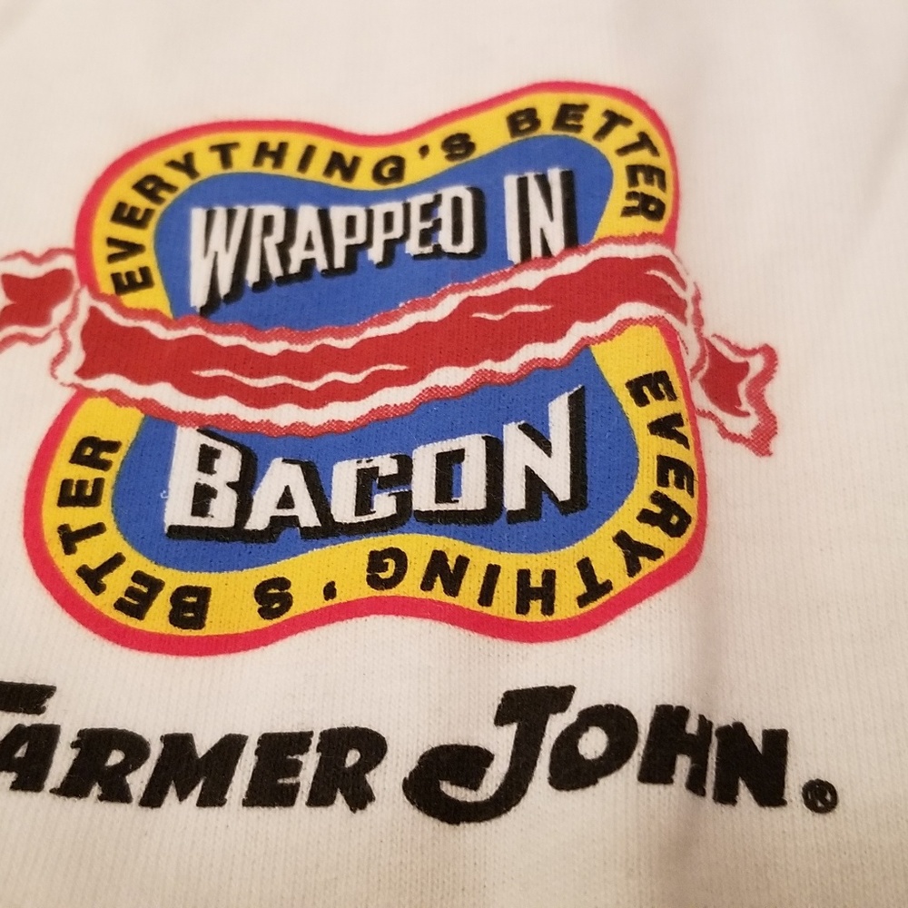 Brand new, cool bacon shirt!